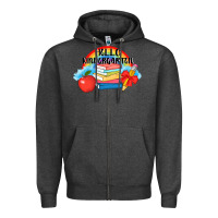 Charcoal Heather back to school hello kindergarten 3200x2400 Zipper Hoodie - AdoDesignShop