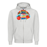 Dove Grey back to school hello kindergarten 3200x2400 Zipper Hoodie - AdoDesignShop