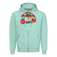 Seafoam back to school hello kindergarten 3200x2400 Zipper Hoodie - AdoDesignShop