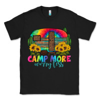 Black camp more worry less with caravan Classic Tee - Artiststas