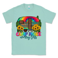 Seafoam camp more worry less with caravan Classic Tee - Artiststas
