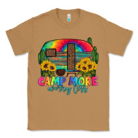 Toasted Coconut camp more worry less with caravan Classic Tee - Artiststas