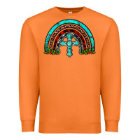 Carrot cross christmas rainbow Premium Sweatshirt - JahusDesignShop