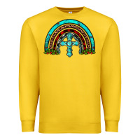 Lemon cross christmas rainbow Premium Sweatshirt - JahusDesignShop
