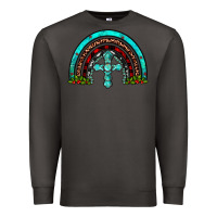 Smoke cross christmas rainbow Premium Sweatshirt - JahusDesignShop