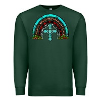 Sports Green cross christmas rainbow Premium Sweatshirt - JahusDesignShop
