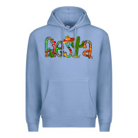 Colony Blue fiesta Premium Hoodie - RacoonDesign