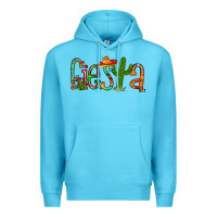 Ocean Blue fiesta Premium Hoodie - RacoonDesign
