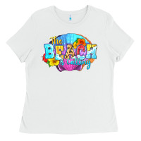 White The beach is calling Ladies Tee - FaDigitalArtStudio