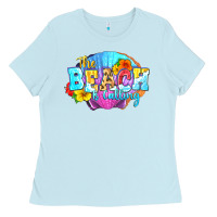 Baby Blue The beach is calling Ladies Tee - FaDigitalArtStudio