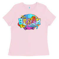 Bubblegum Pink The beach is calling Ladies Tee - FaDigitalArtStudio