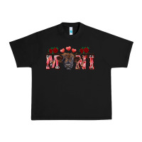 Valentine's Day Mini Black Highland Calf Urban Heavy Tee | Teevron