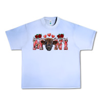 Grape Ice Valentine's day mini black highland calf Urban Heavy Tee - RanaPortraitStore