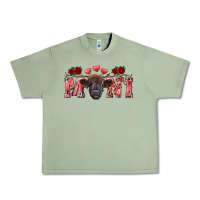 Oil Green Valentine's day mini black highland calf Urban Heavy Tee - RanaPortraitStore
