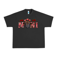Pigment Black Valentine's day mini black highland calf Urban Heavy Tee - RanaPortraitStore