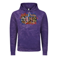 Cloud Purple patriotic mama Vintage Hoodie - BundleAndBundleShop