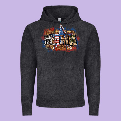 Patriotic Mama Vintage Hoodie Designed By Bundleandbundleshop