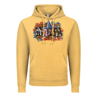 Vintage Mustard patriotic mama Vintage Hoodie - BundleAndBundleShop