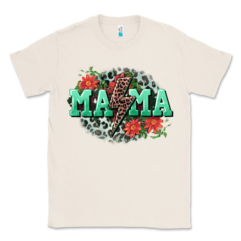 Mama Rock Lightning Bolt Mother's Day Classic Tee by CowGirlArtShop | Teevron