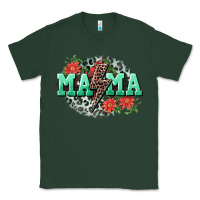 Sports Green Mama rock lightning bolt Mother's Day Classic Tee - CowGirlArtShop