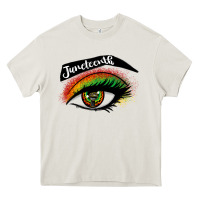 Juneteenth Eyelash Cowgirl Heavy Core Tee | Teevron