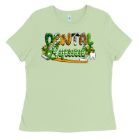Matcha St. Patrick's Day Dental squad Ladies Tee - OliviaCreatesArt