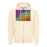 Sandshell leopard background rainbow 3200x2400 Zipper Hoodie - AdoDesignShop