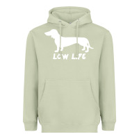Matcha Doxie Low Life Heavyweight Hoodie - artisFamous