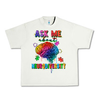 Pistachio ask me about neurodiversity Urban Heavy Tee - FaDigitalArtStudio