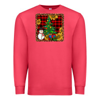 Cardinal snowman trees coaster Premium Sweatshirt - JahusDesignShop