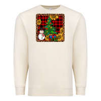 Sandshell snowman trees coaster Premium Sweatshirt - JahusDesignShop