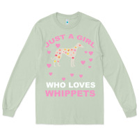Matcha Just A Girl Who Loves Whippets Long Sleeve Tee - Bettercallsaul