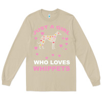 Mushroom Just A Girl Who Loves Whippets Long Sleeve Tee - Bettercallsaul