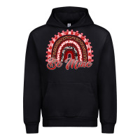 Black be mine valentines day rainbow Urban Hoodie - RanaPortraitStore