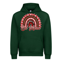 Forest Green be mine valentines day rainbow Urban Hoodie - RanaPortraitStore
