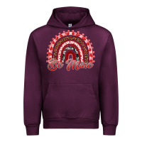Mauve Wine be mine valentines day rainbow Urban Hoodie - RanaPortraitStore