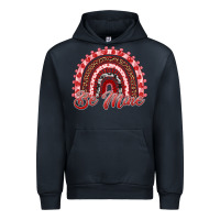 Navy be mine valentines day rainbow Urban Hoodie - RanaPortraitStore