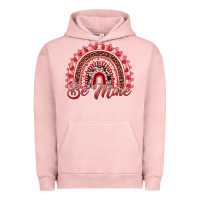 Pigment Salmon be mine valentines day rainbow Urban Hoodie - RanaPortraitStore