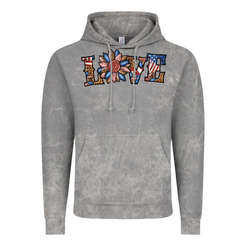 Love American Sunflower Vintage Hoodie by BundleAndBundleShop | Teevron