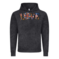 Vintage Black love american sunflower Vintage Hoodie - BundleAndBundleShop