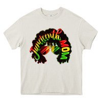 Cream juneteenth mom Heavy Core Tee - CowGirlArtShop