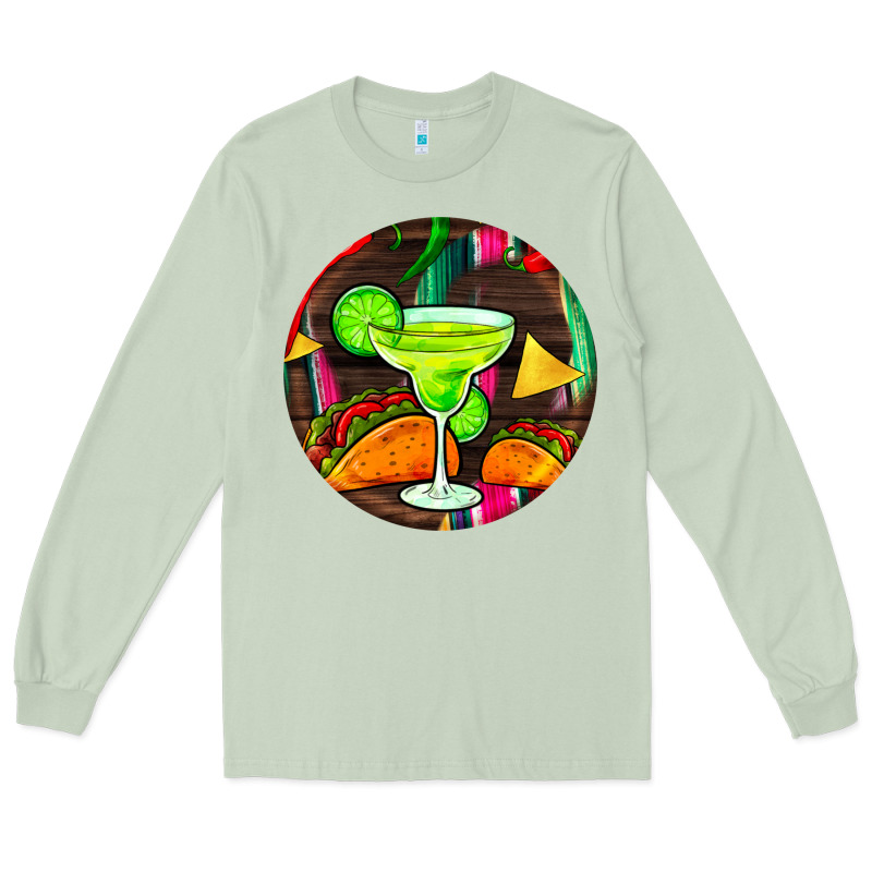 Hispanic Heritage Month Round Earrings 2 Long Sleeve Tee by BundleAndBundleShop | Teevron