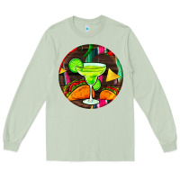 Matcha hispanic heritage month round earrings 2 Long Sleeve Tee - BundleAndBundleShop