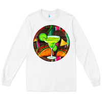 White hispanic heritage month round earrings 2 Long Sleeve Tee - BundleAndBundleShop
