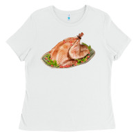 White turkey fa element 1 Ladies Tee - FaDigitalArtStudio