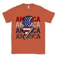 Copper America with lightning bold Classic Tee - CowGirlArtShop