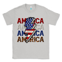 Moon Dust America with lightning bold Classic Tee - CowGirlArtShop