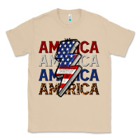 Mushroom America with lightning bold Classic Tee - CowGirlArtShop