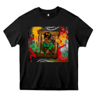 Black juneteenth black woman fashion girl Heavy Core Tee - CowGirlArtShop