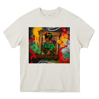 Cream juneteenth black woman fashion girl Heavy Core Tee - CowGirlArtShop